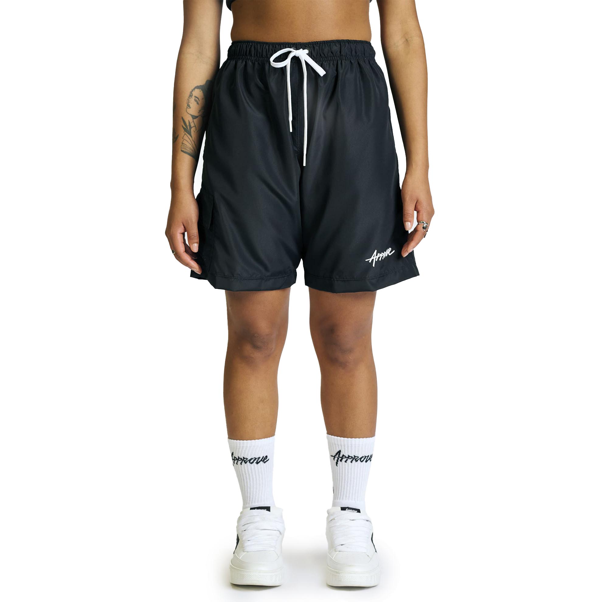 Approve Bermuda 7656-PPP M CARGO 7INCHES BASIC Preto Algodao -3-